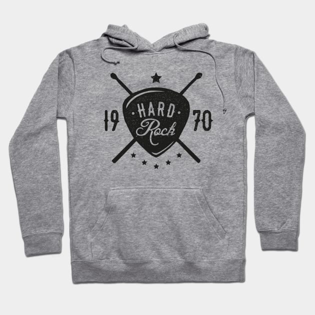 Hard Rock 1970 Hoodie by Dosunets